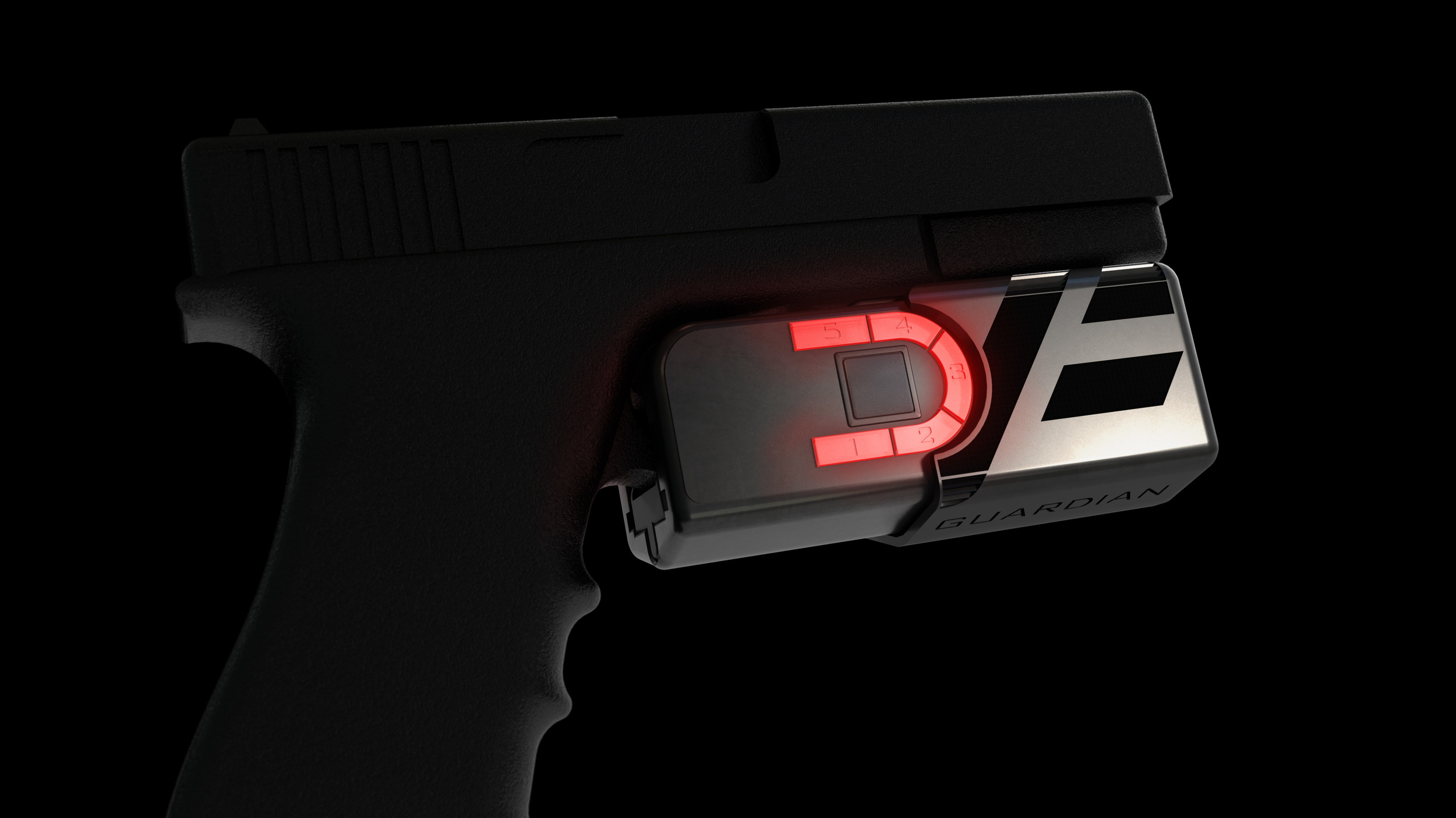 Guardian Production Design (with all buttons lit red) Credit: Veri-Fire