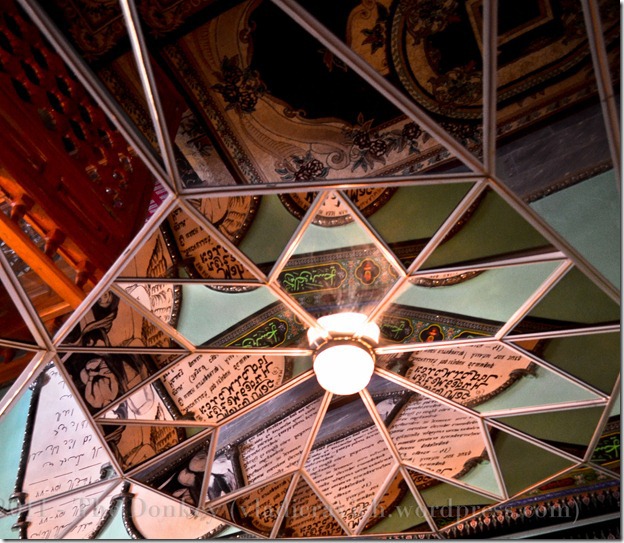 The glass ceiling of the pir in Pensar.