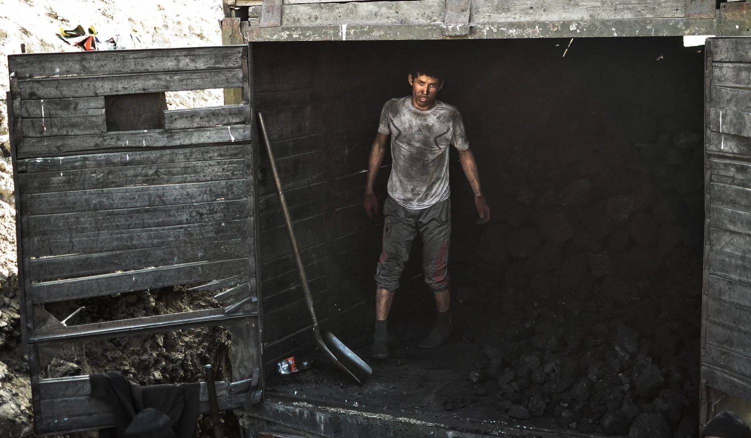 Coal mining continues in the southern town of Suluktu today, but it's mostly re-opening abandoned Soviet mines and sells the coal on a "cash and carry" basis. Once a major producer of coal for the Soviet Union, Suluktu's economy fully collapsed when the newly formed states of Kyrgyzstan, Uzbekistan, and Tajikistan erected national borders that interrupted the economy of the Fergana Valley.