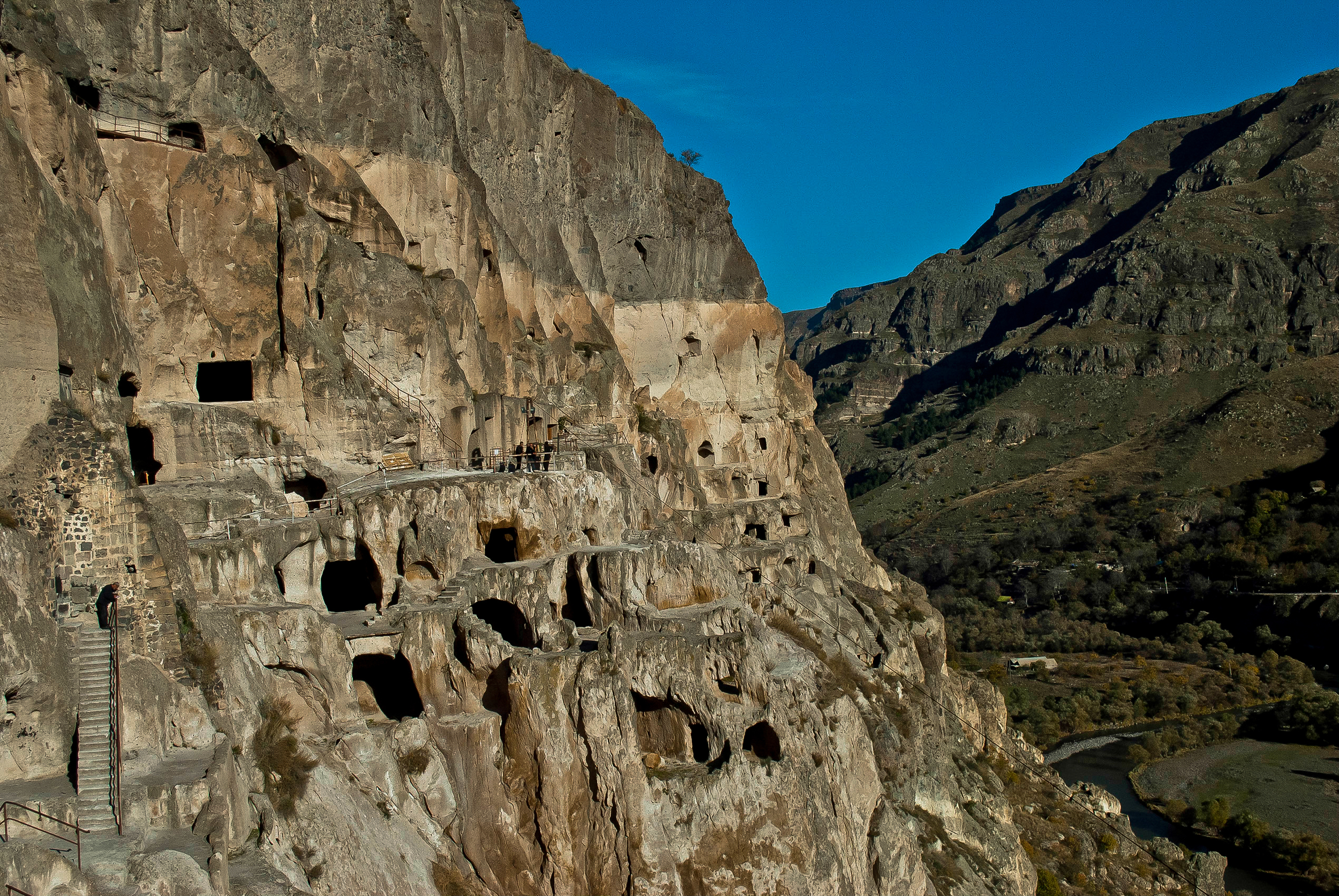 The mountain monastery of Vardzia