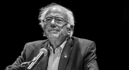 May 7, 2017. The Writers Bloc, a nonprofit organization invited Senator Bernie Sanders to talk about his book, 'Our Revolution'. Sanders shares his personal experiences from the campaign trail, recounting the details of his historic primary fight and the people who made it possible. Saban Theater, Beverly Hills, California. Photo By: Daniel Bowyer