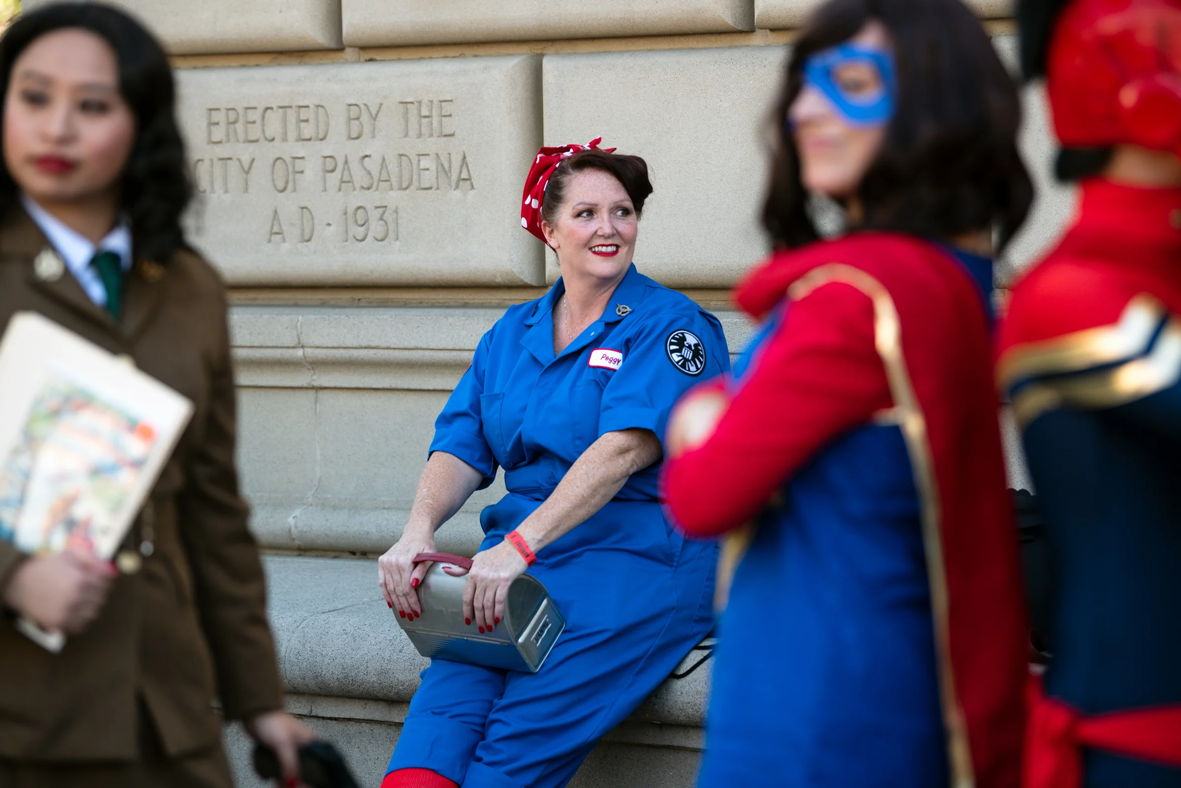 Attendees at Nerdbot Con, a cosplay convention in Pasadena, Cali