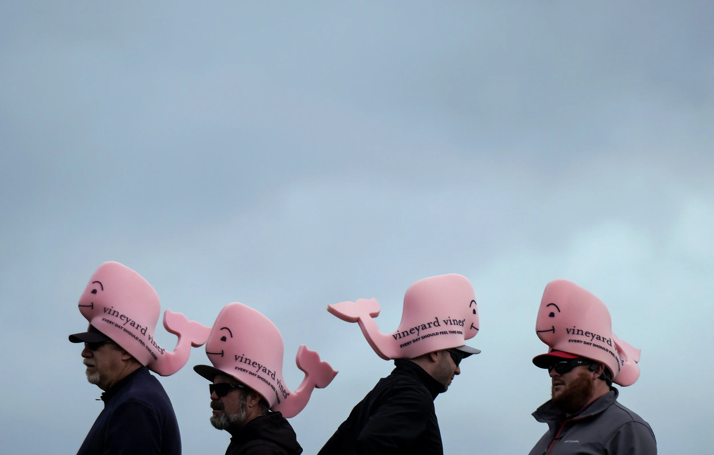  People watch the the final round of PGA Tour Genesis Open golf tournament at Riviera Country Club on February 17, 2019 in Pacific Palisades, California. 