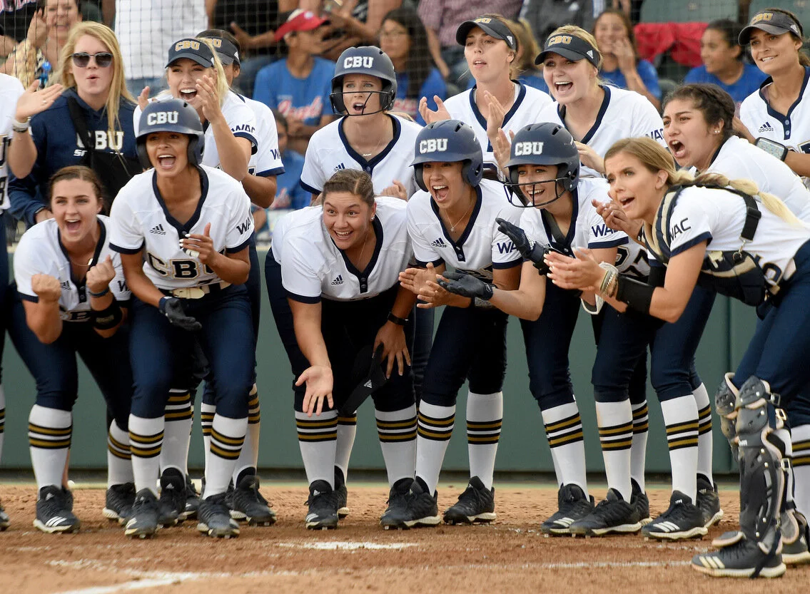 Utah Valley California Baptist Softball