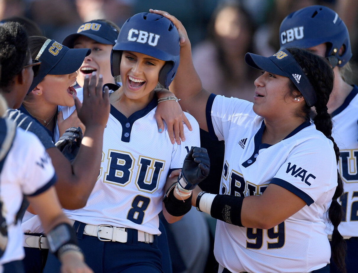 Utah Valley California Baptist Softball