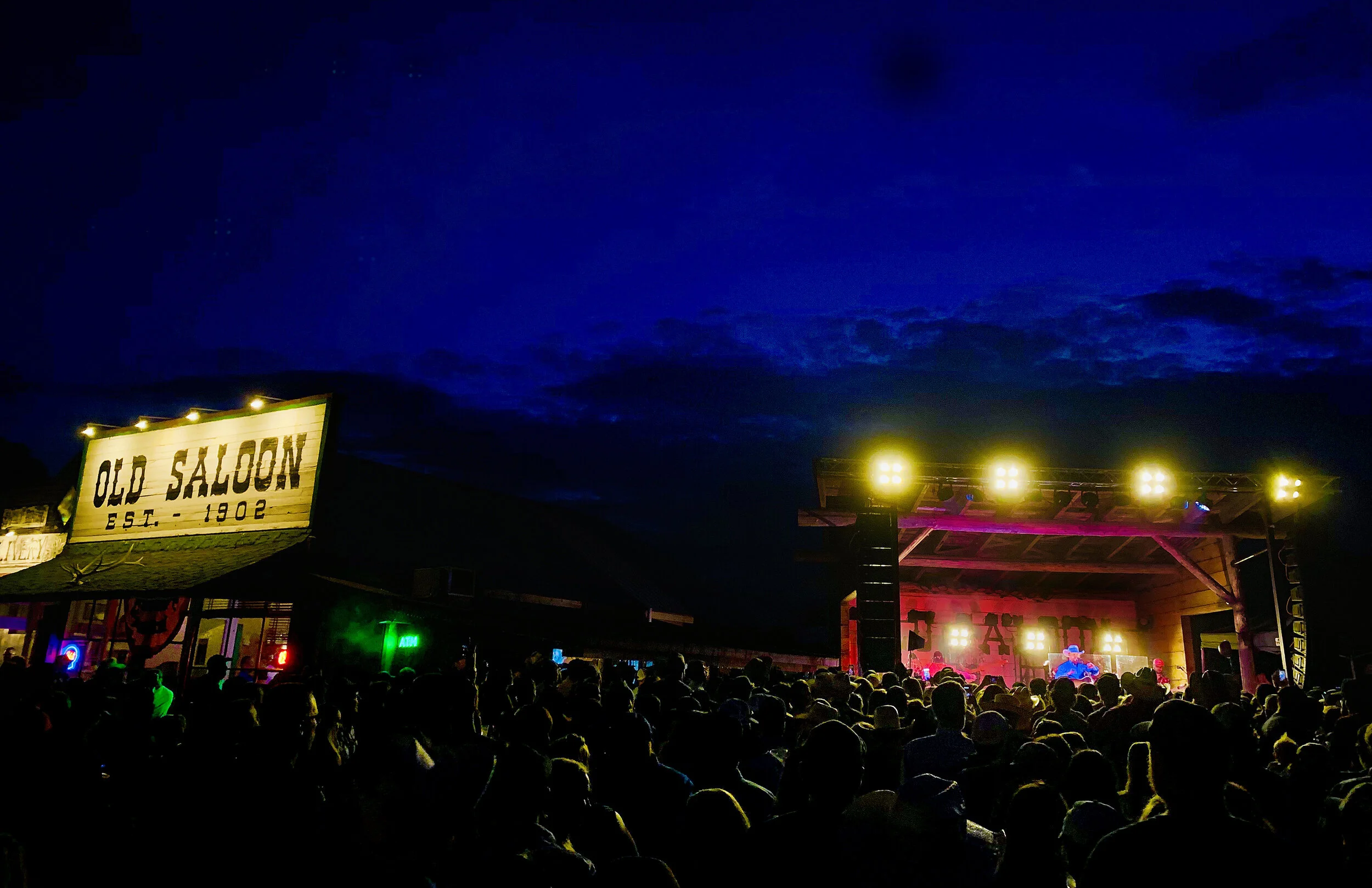  Country artist Cody Johnson performs on the intimate outdoor Old Saloon stage in Emigrant, Montana, Friday night July 26, 2019. 