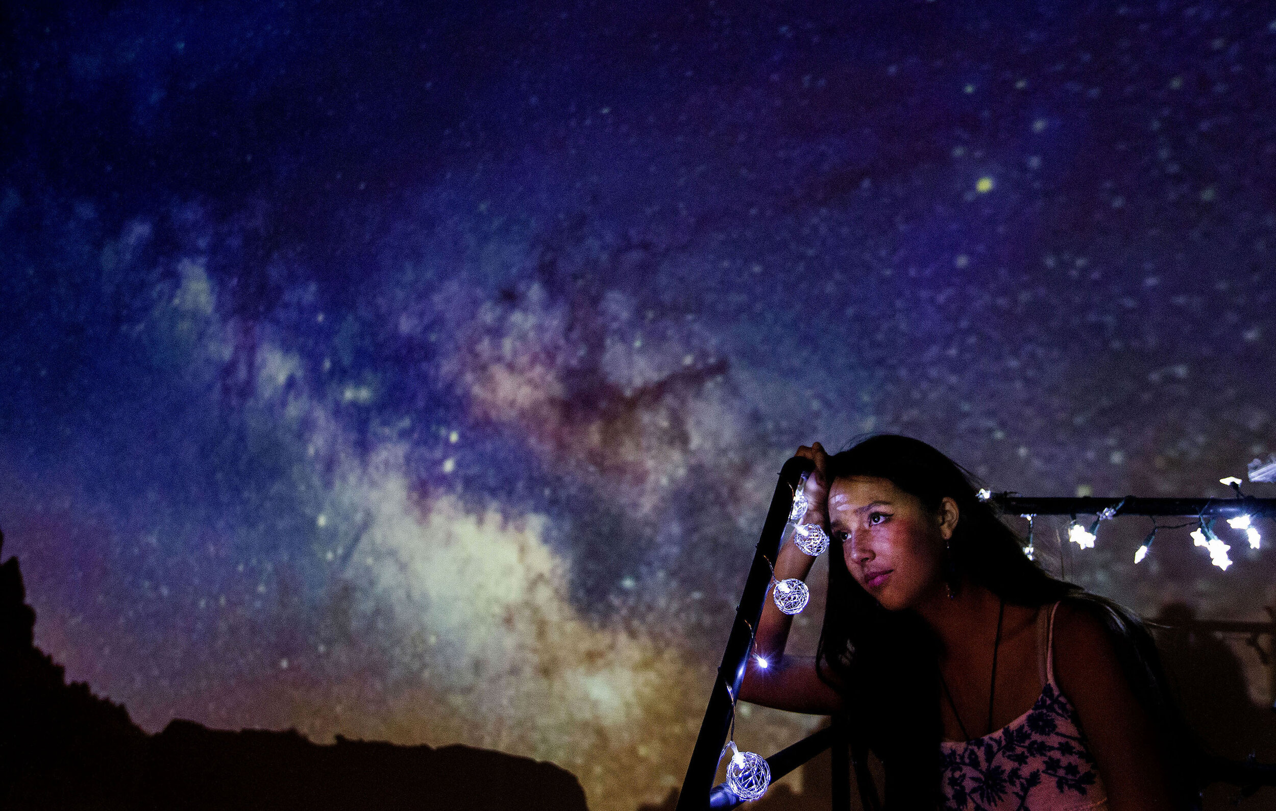  With her eyes in the stars Orange County School of the Arts senior, Isabella Madrigal wrote, Menil and Her Heart: A Cahuilla Play to bring awareness to Missing and Murdered Indigenous Women and Girls as the play is in dress rehearsal at University o