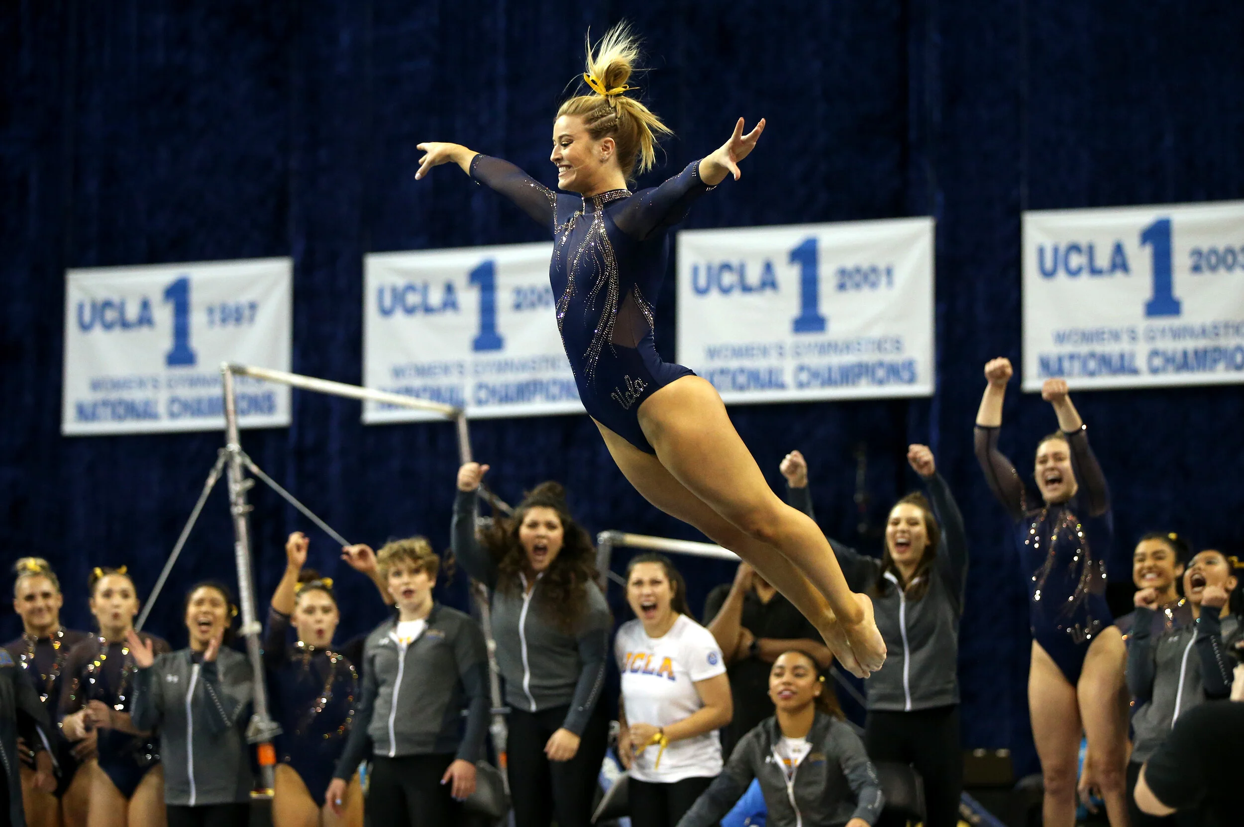 First Place: UCLA Sport- Katharine Lotze, Getty Images 