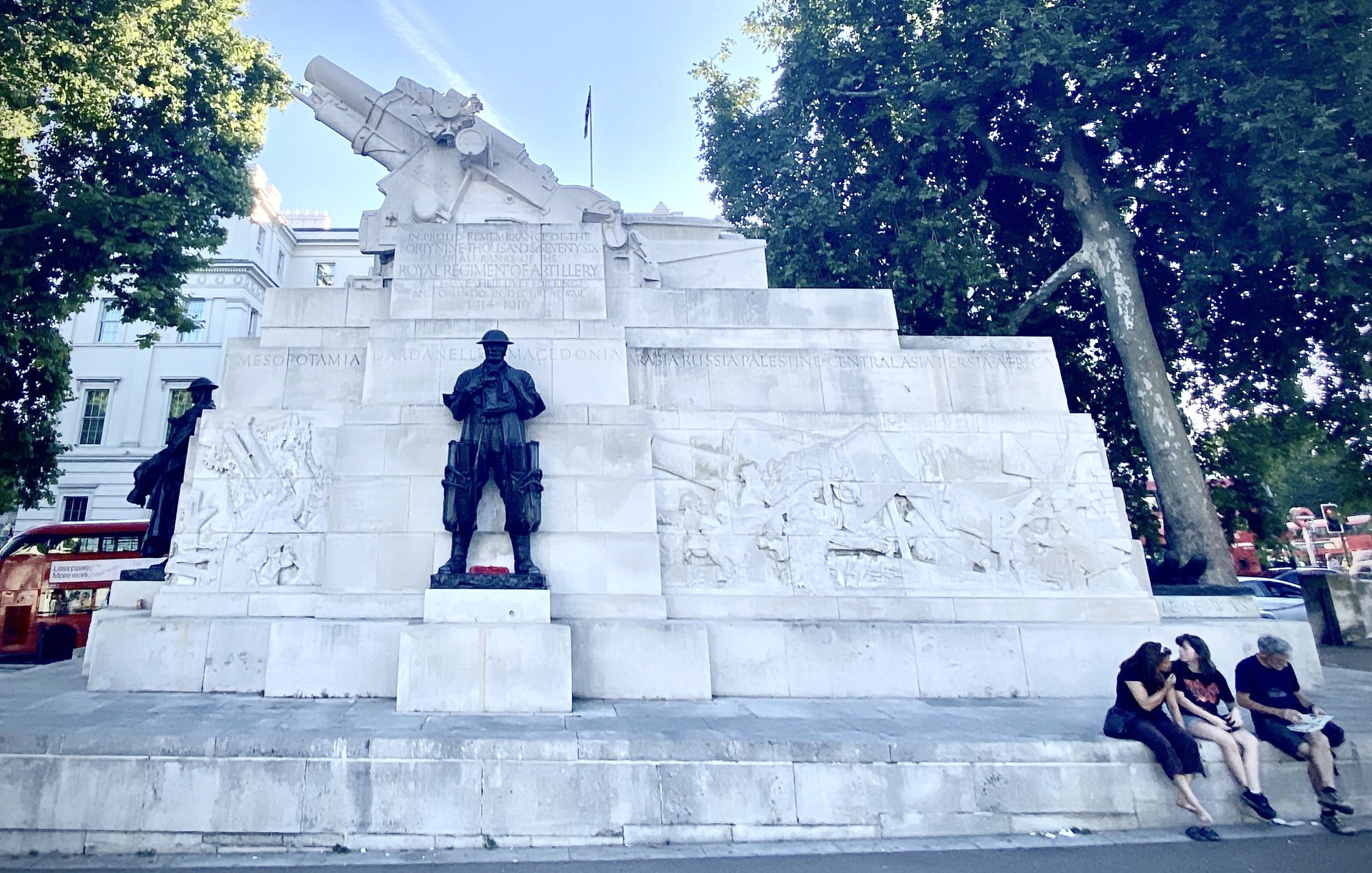  The Royal Artillery Memorial near Buckingham Palace.  My father spent some time in London during World War II before being shipped off to France in 1944. 