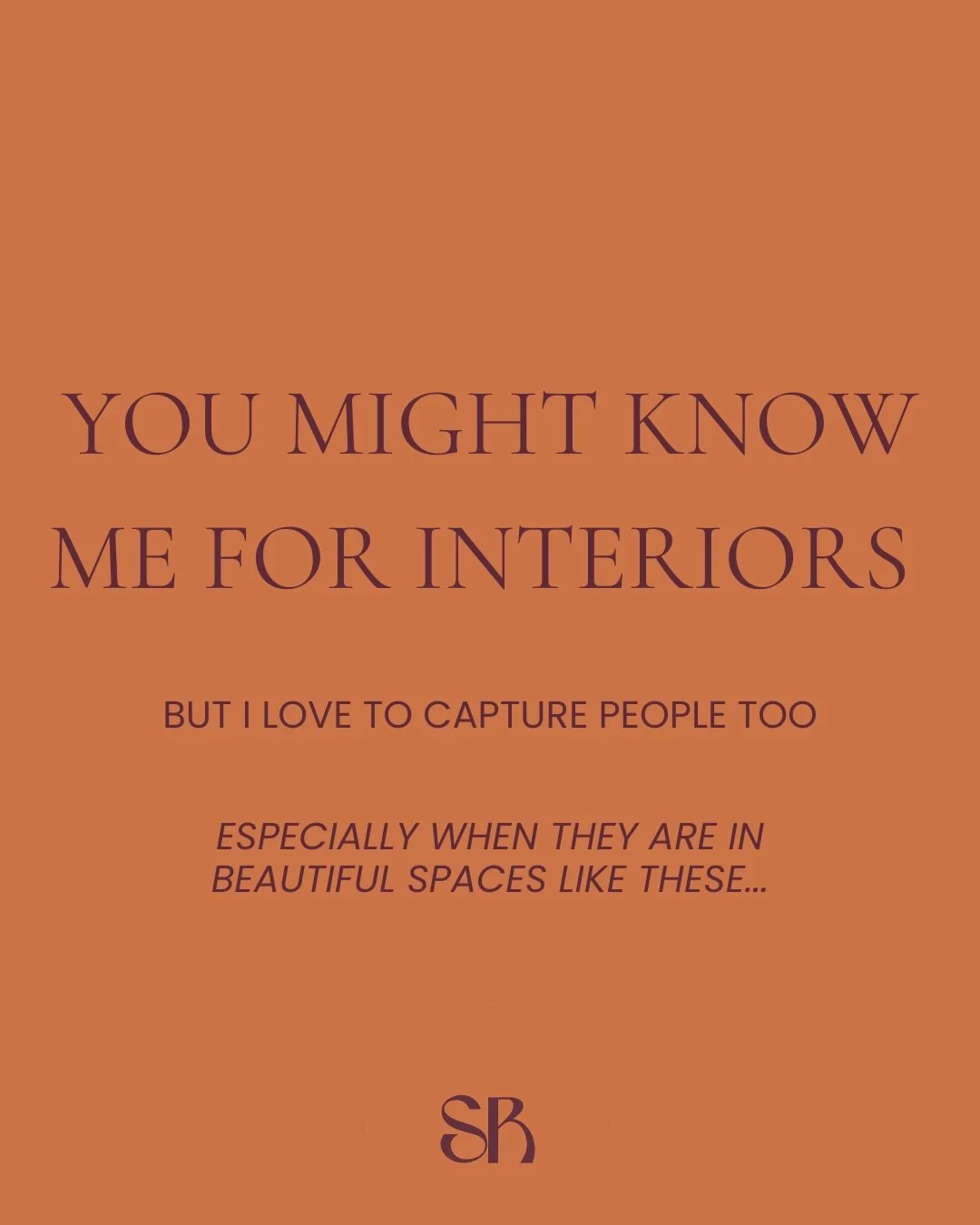Interiors are my first love. But people are a very close second, especially people in beautiful spaces.
 
If you are a brand, business or creative looking for portraits that you love, let&rsquo;s chat.
 
Photos by me. DMs open x