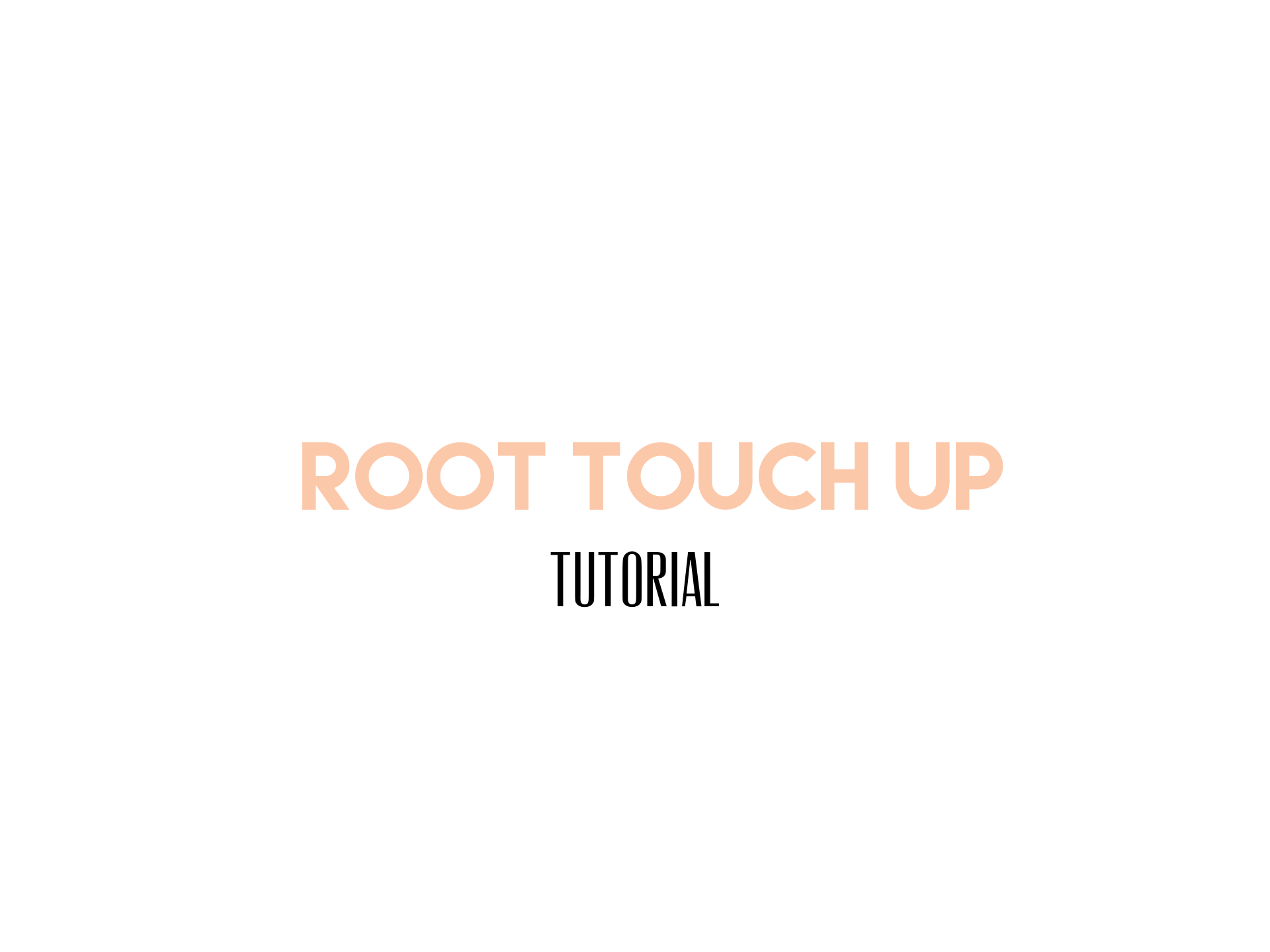 Root Retouch DIY Video