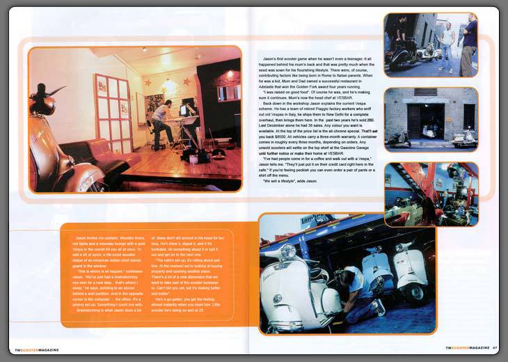 Two Wheels Scooter Magazine March '03