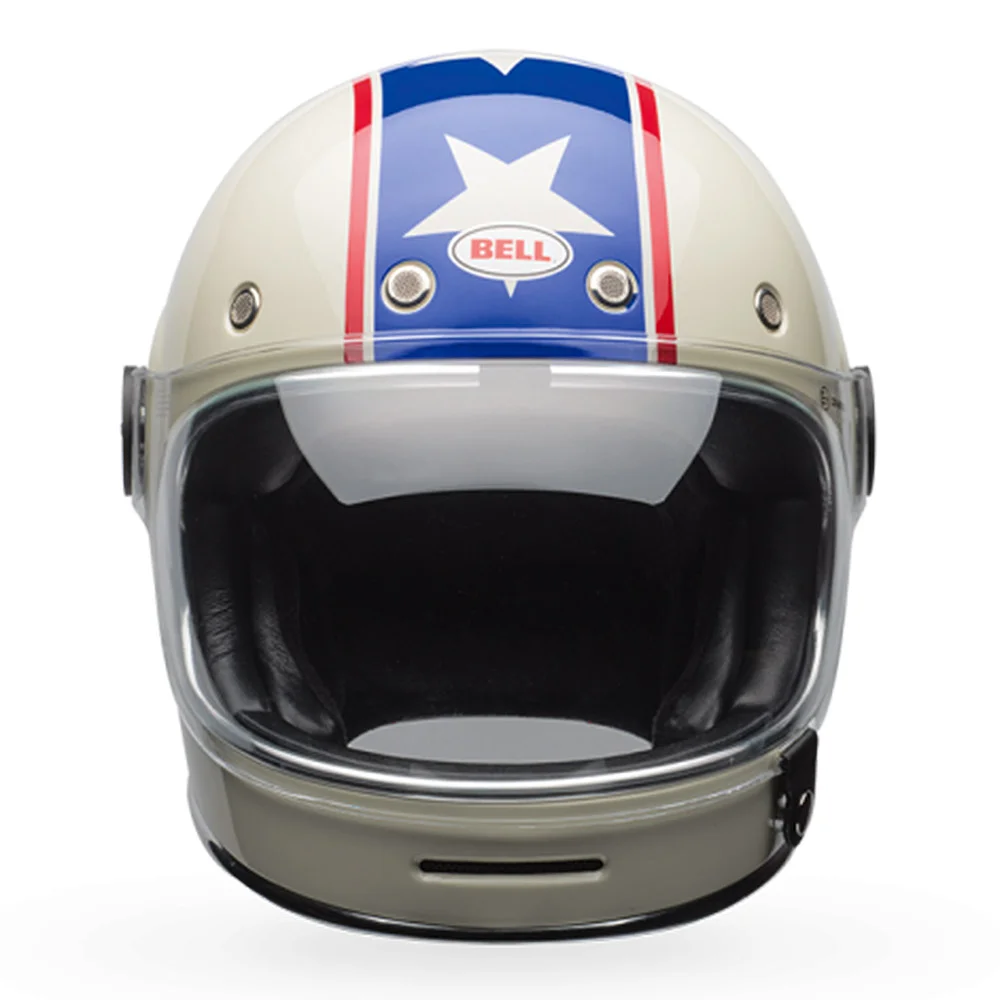 3 4 motorcycle helmets shield Harley-Davidson Replacement 3-Snap Face Shield, Fits Bell B01, Smoke