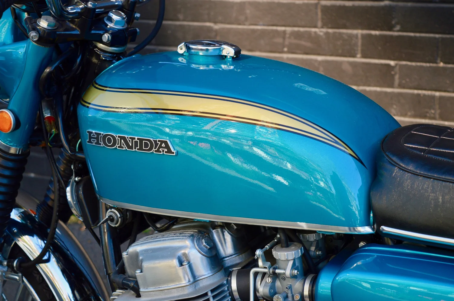 1969 Honda CB750 Blue — Gasoline Motor Co.