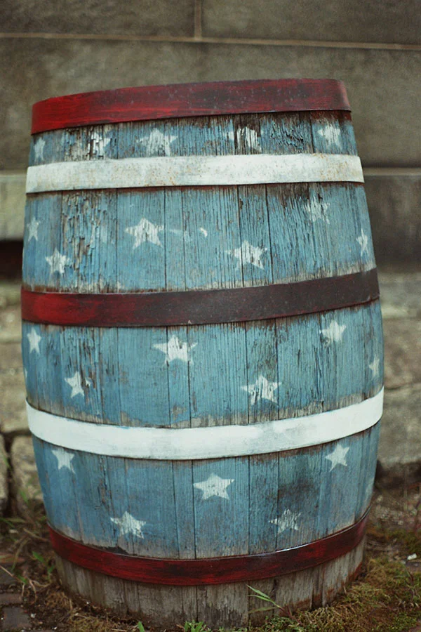 Patriotic Barrel