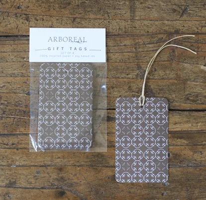 ROMA cocoa gift tags (set/4)