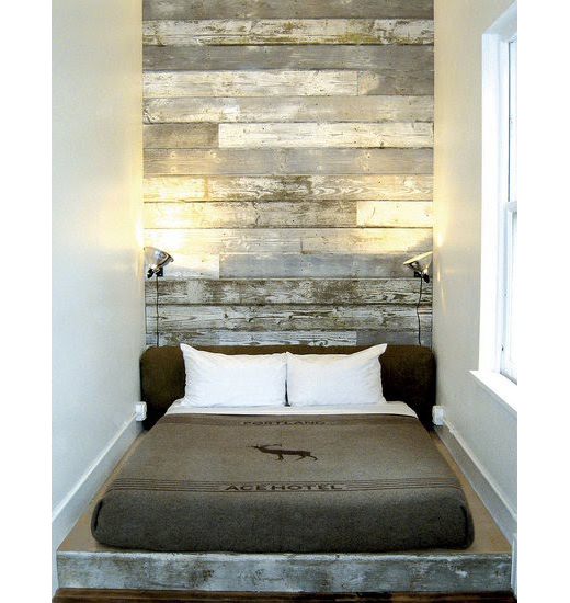 cozy sleeping nook at the ace hotel in portland