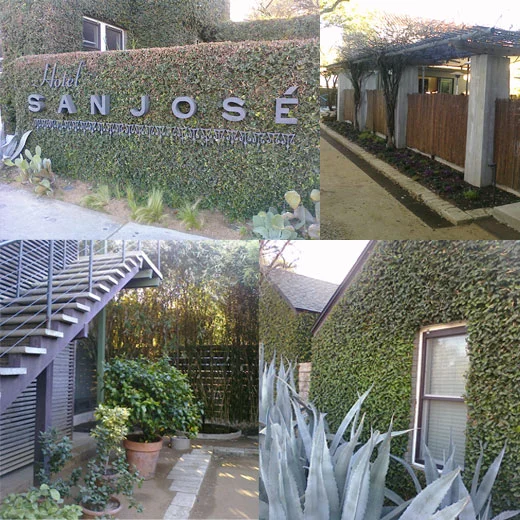 When I come back to Austin, I HAVE to stay here at Hotel San Jose . I am OBSESSED // The casual dirt pathways lead to little bungalows that have concrete floors and minimal interiors. All of the amenities are top of the line.