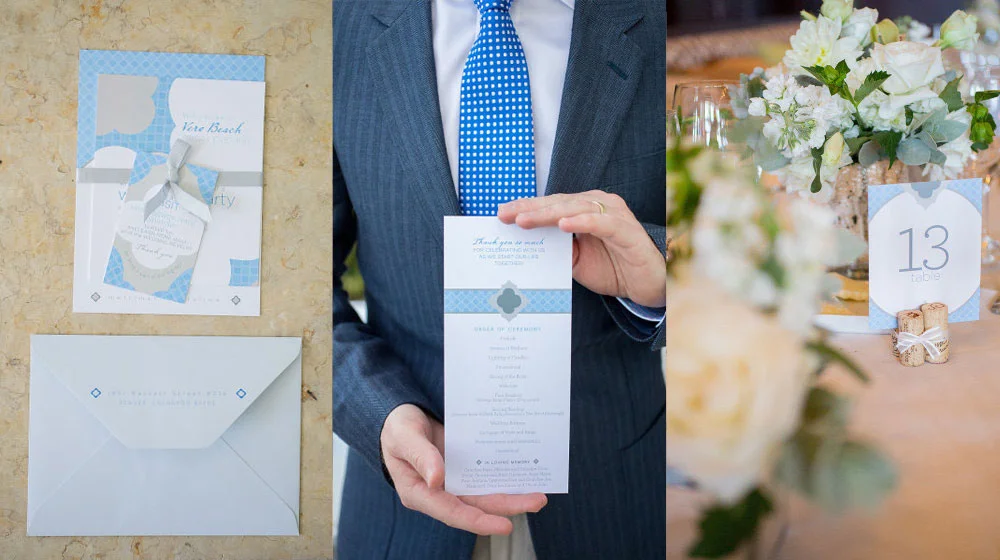wedding suite + program