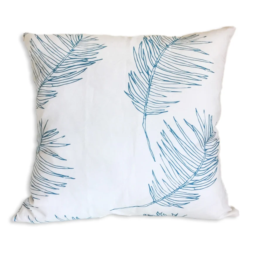 Palm Cerulean 20" Pillow 