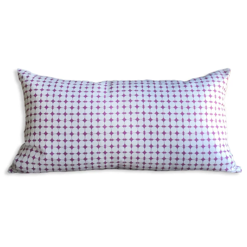 D'Este Orchid Lumbar Pillow 