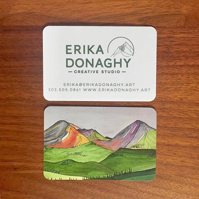 Starting off the New Year with some logo love. Designed for an artist, @Erika donaghy.art, we worked together on the mark... her art + my graphics = the perfect collaboration. Give her a follow &amp; grab some of her beautiful art 🏔