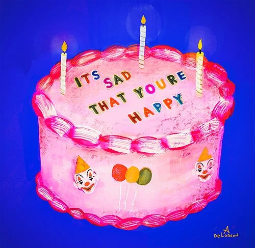 12 x 12 Birthday Cake Giclee