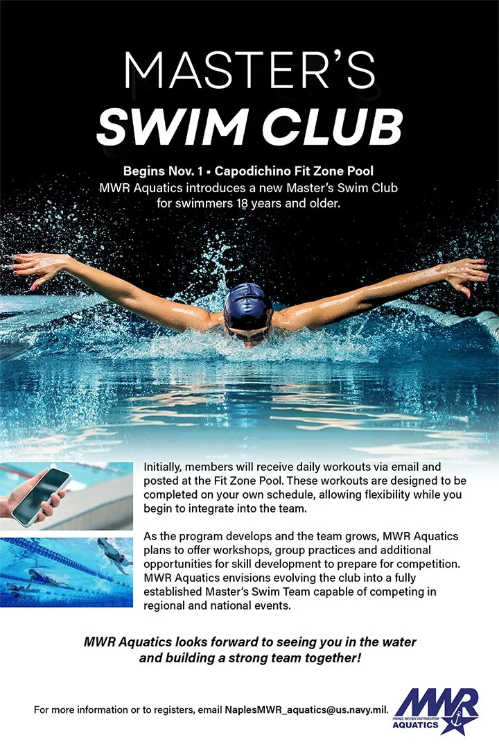Masters Swim Club poster