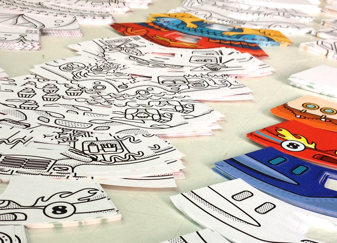 Printing the coloring play book pages