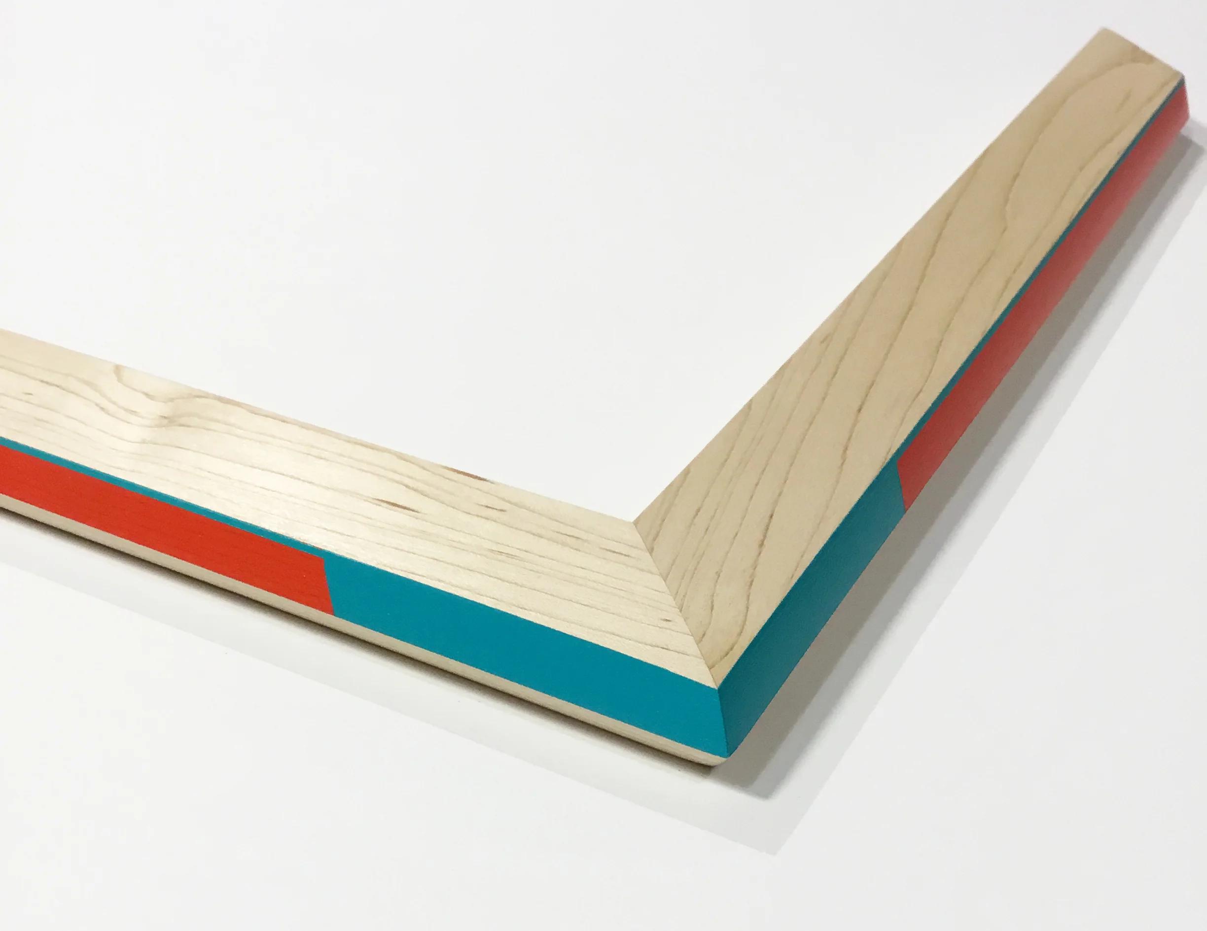 ALBUS A3 1.5" maple red with blue corner and pin stripe