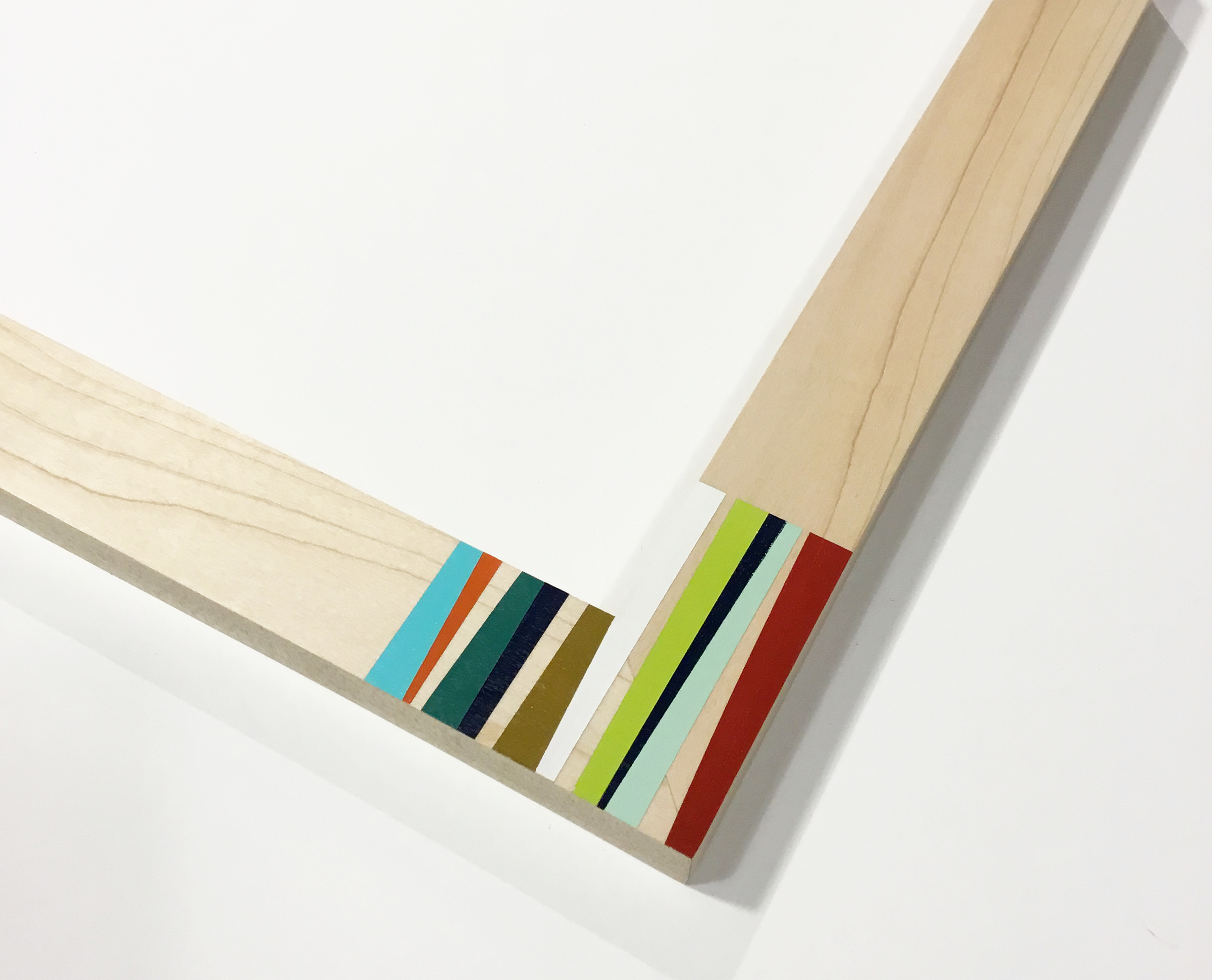 CB2 1.5" maple with color corner