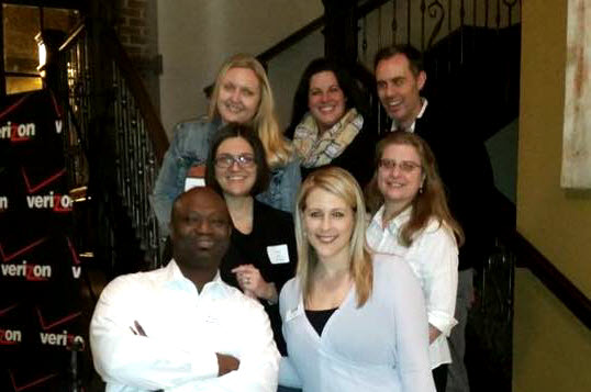 Our new board members at The Precinct, Wednesday, January 21st, 2015. Top row: Bethany Prange, Rebecca Dohrman and Gary Pierson; Middle row: Ashlyn Brewer and Jill Hampton; Bottom row: Vernon Ross and Erin Moloney