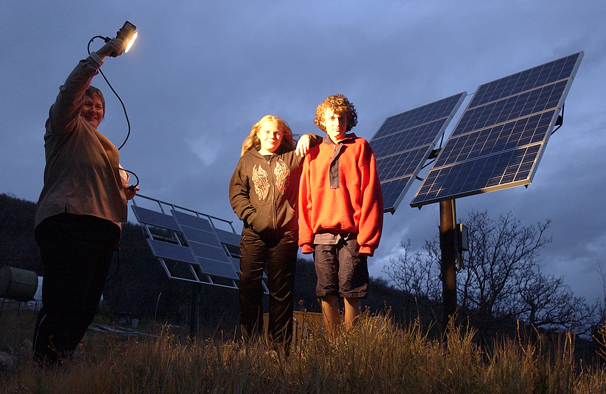 Growing up off grid