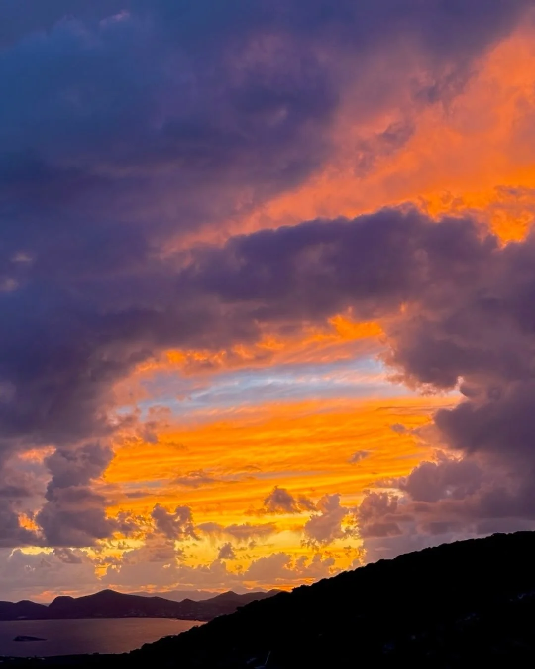 Winter sunsets are works of art. Come to a spring residency and enjoy island life.  #residencies #studyart #greece #paros #sunset