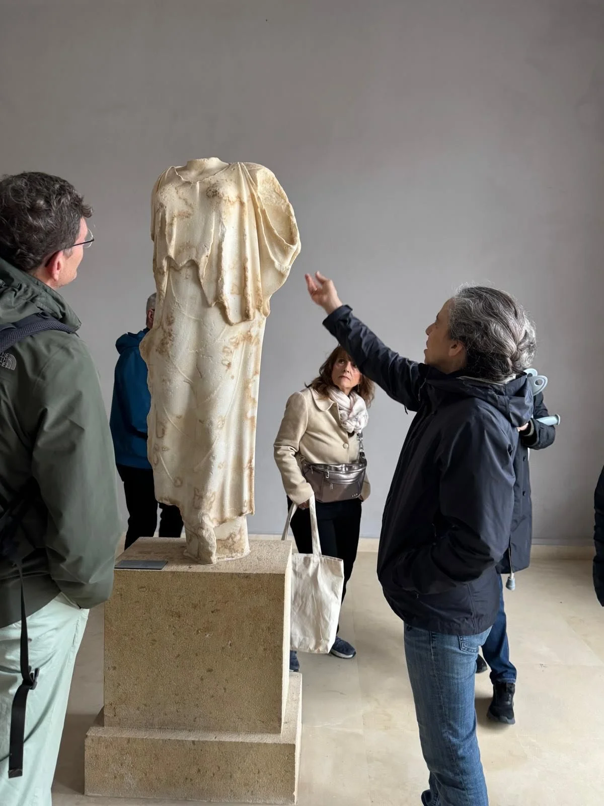The residents spent a day at the archeological museum following the&rdquo;Slow Art&rdquo; method of viewing. We each chose three objects, looked at them for ten minutes apiece, without comment or drawing. Afterward we compared our experiences with ea