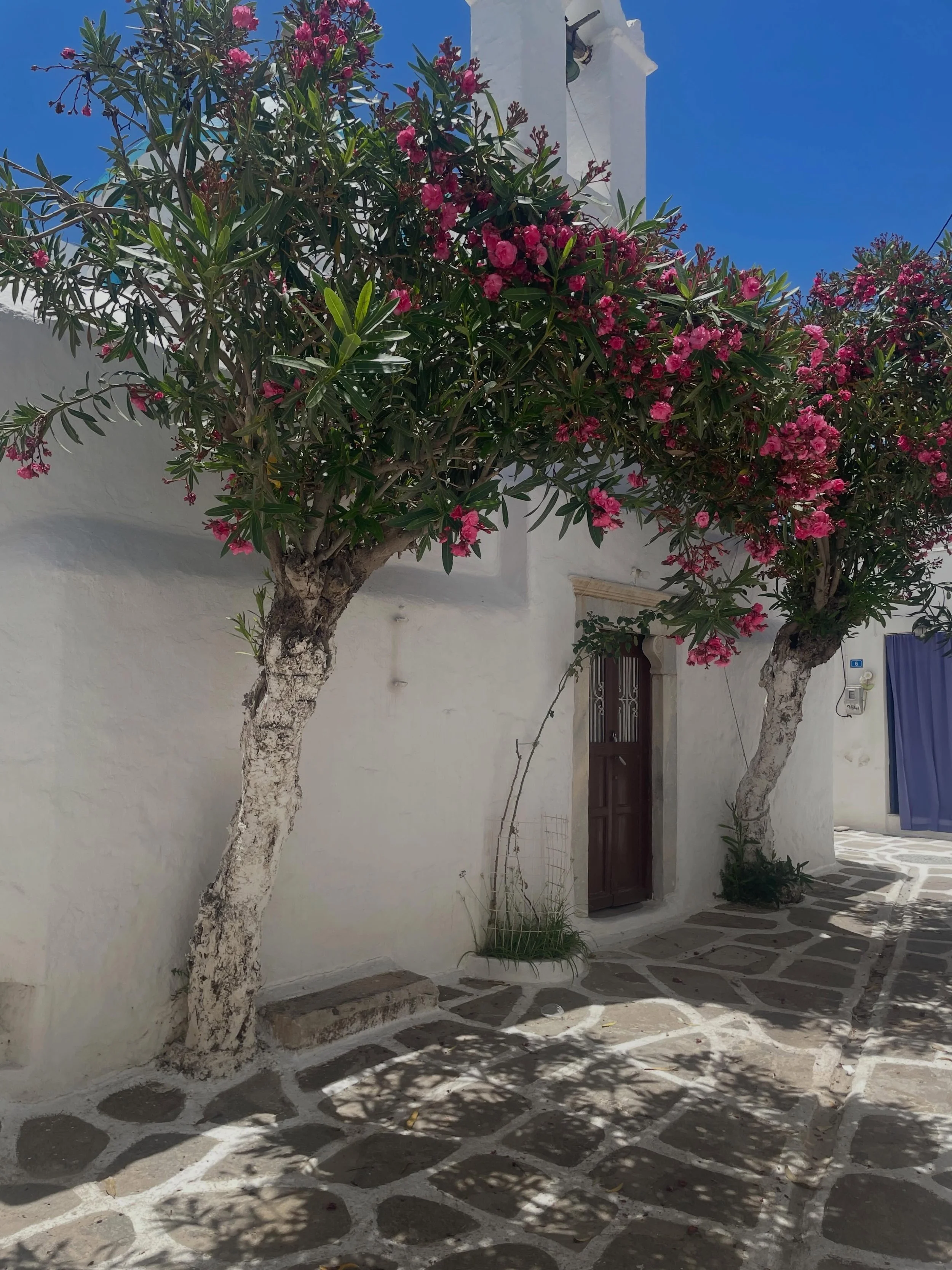 Summer streets.  #artschool #workshop #paros #residencies #studyart