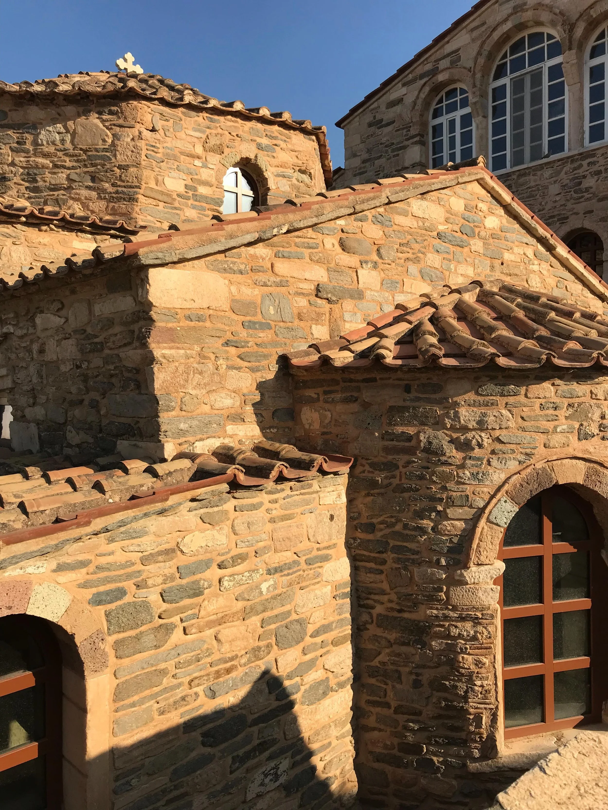 The Church of100 Doors, the Ekatontapiliani .  An important pilgrimage church built in 326. #paros #ekatontapiliani #greece #byzantinechurch #artschool
