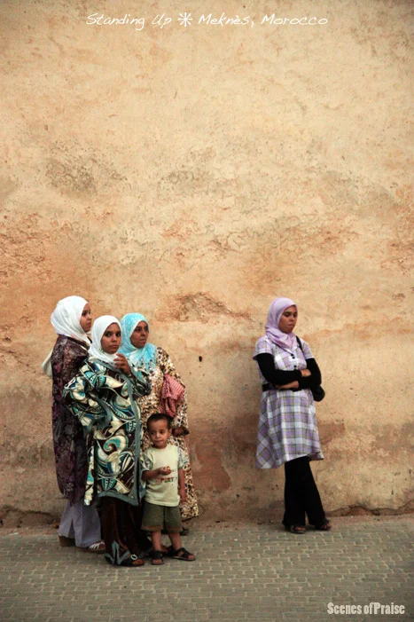 Ladies-a-waiting in Meknes