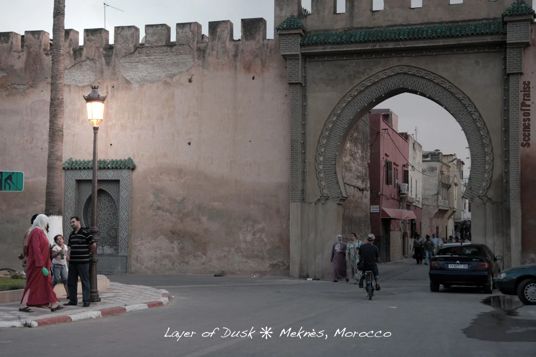Dusk in Meknes