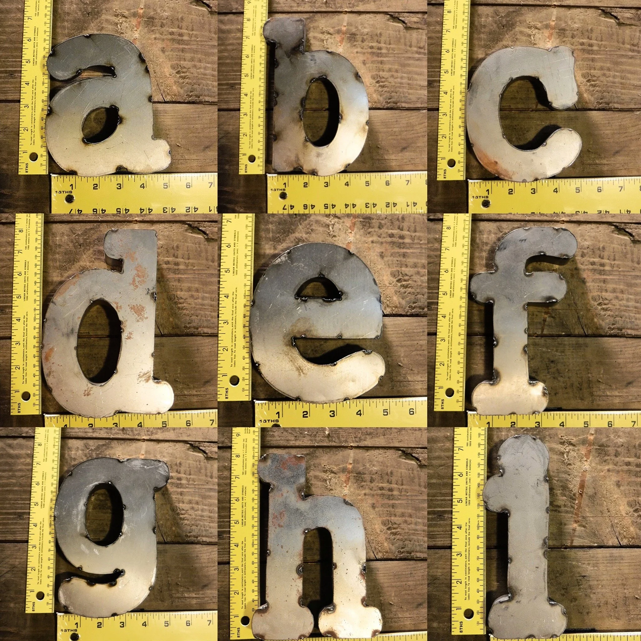 Type Writer Font: Lower Case 5”