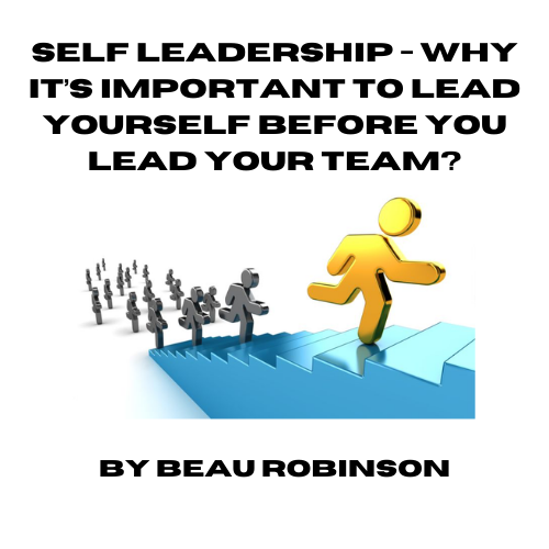 WORKSHOP 12 - SELF LEADERSHIP - WHY IS IT IMPORTANT TO LEAD YOURSELF BEFORE YOU LEAD YOUR TEAM