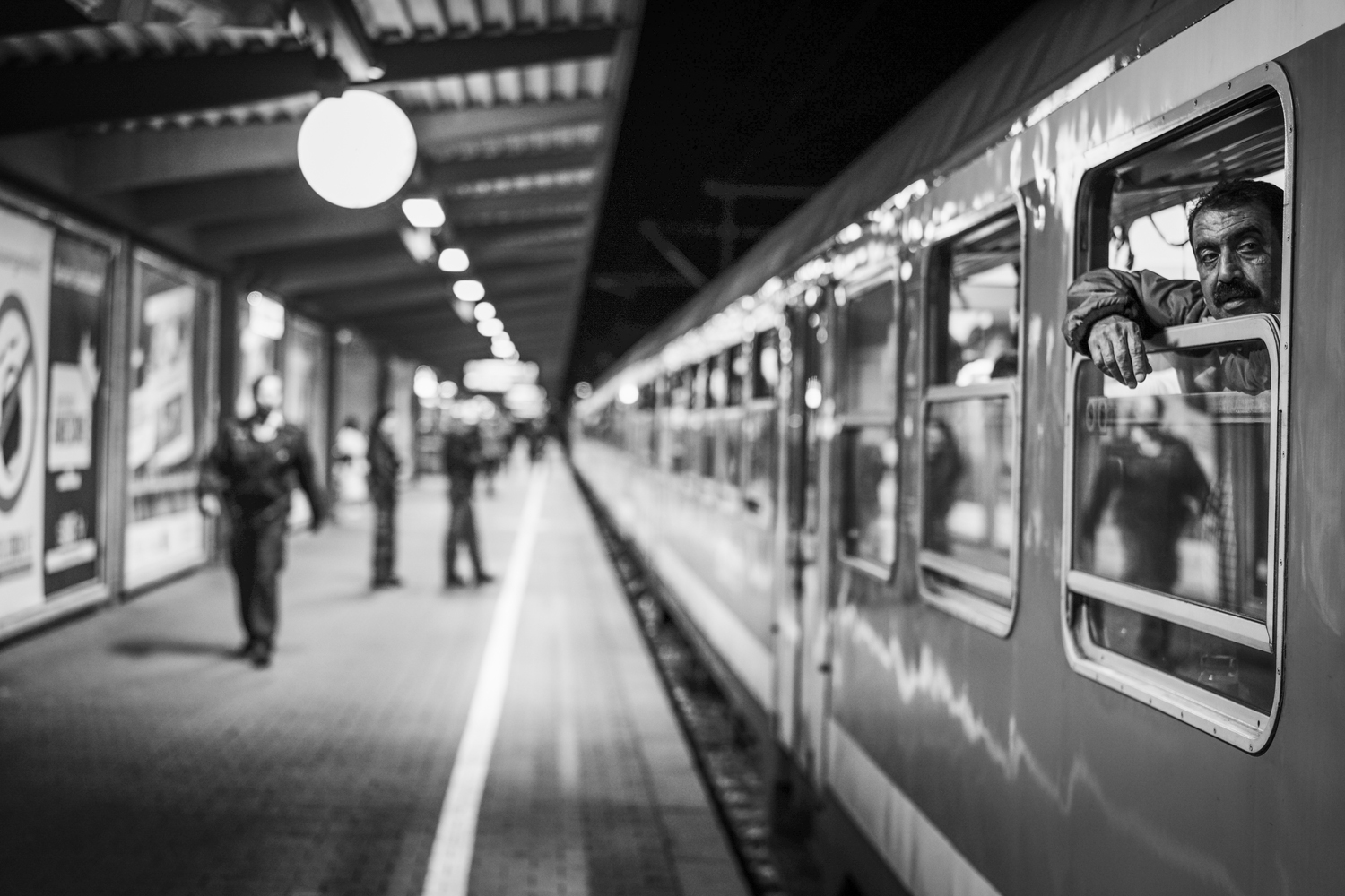  As we shoot past Munich, I get asked repeatedly where we are going. Smartphones are checked, and the speculation ensues. We stop in Augsburg Germany, where 250 Passengers are transferred to another train. 