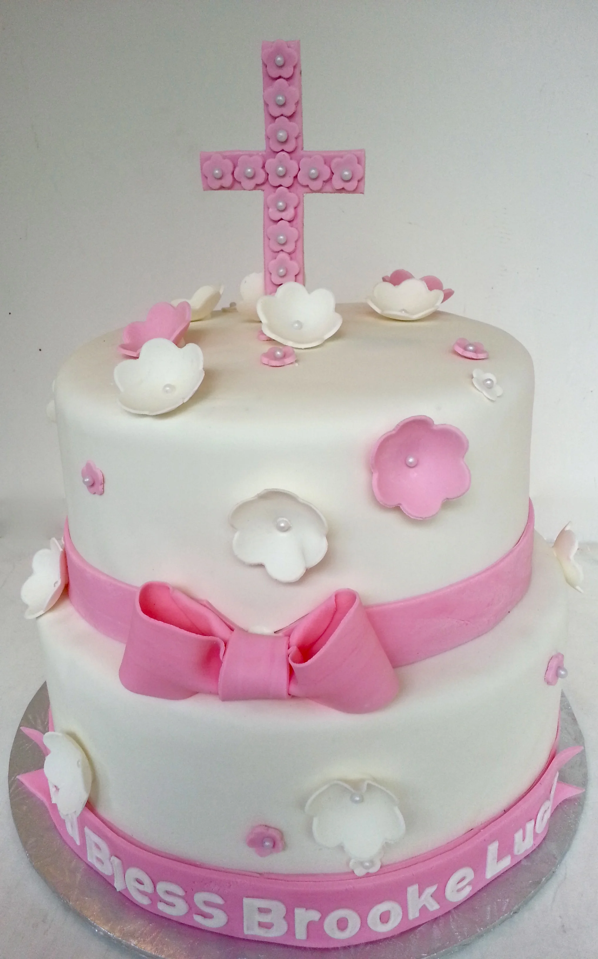 Pink & White Christening