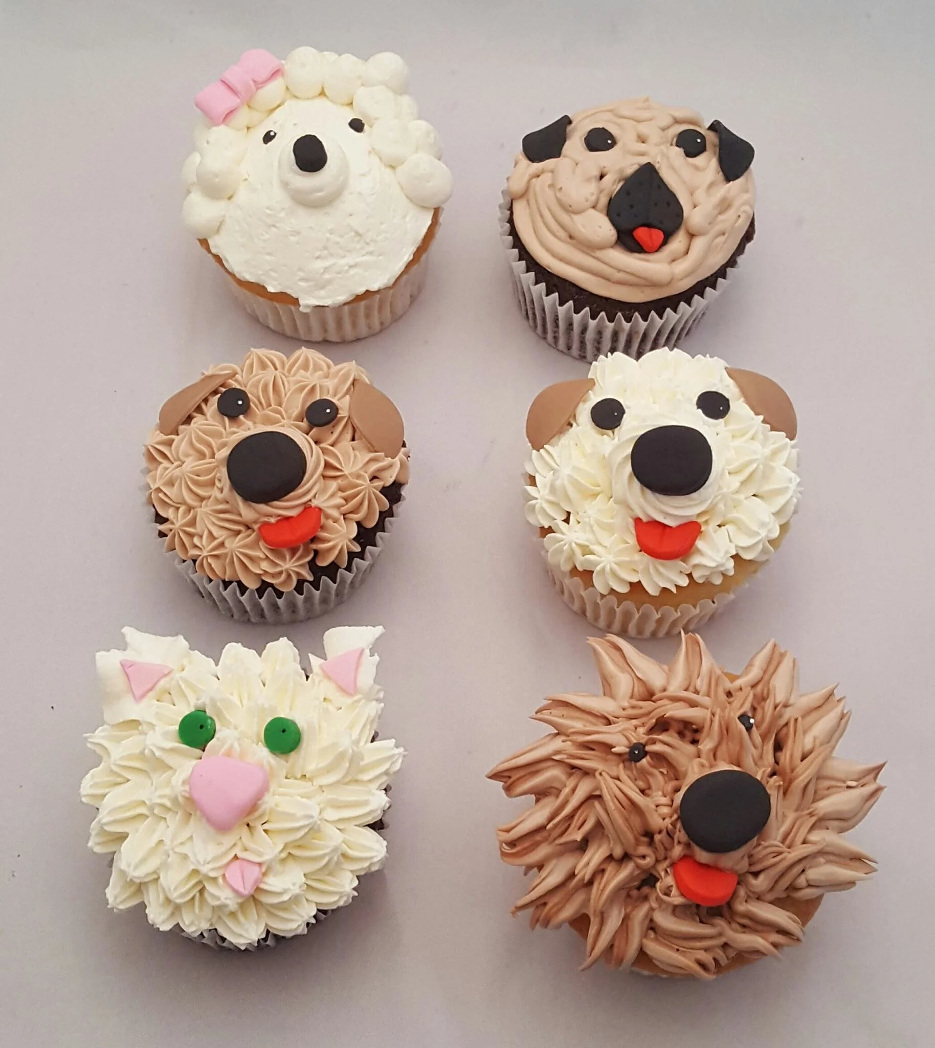 Dog cupcakes