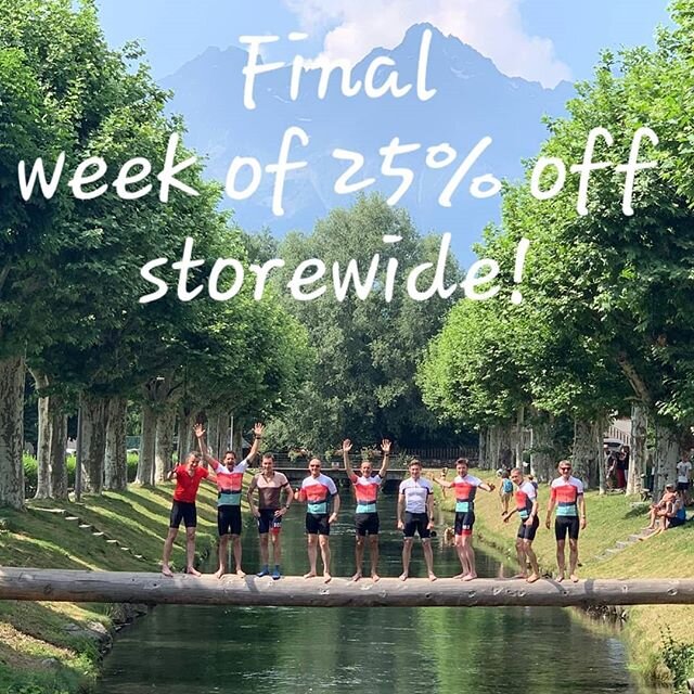 To make room on the shelves for our NEW SEASON DESIGNS, we've extended the online, storewide, 25% discount for 7 more days using the code &quot;lockdown&quot;. On thursday I am galavanting off to Italy to pick up the new kit - stay tuned!!