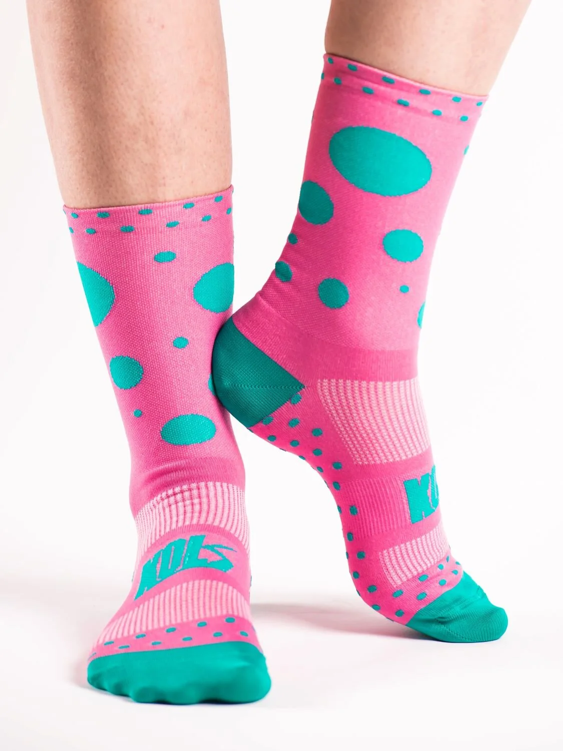 KOLS SOCKS - SPOTTY PINK