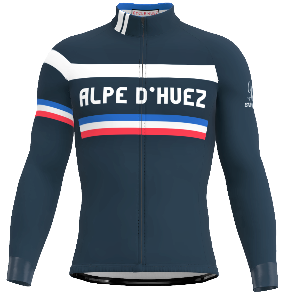 Alpe D'Huez Long Sleeve Merino Cycling Jersey — Cycle Huez