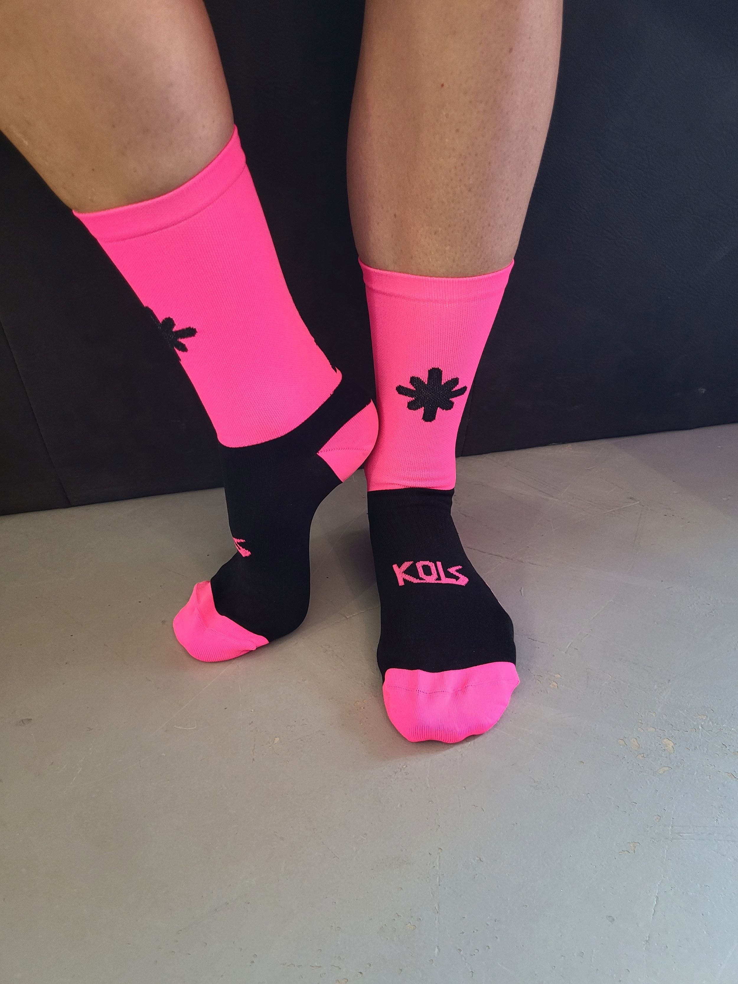 Alpe D'Huez Cycling Sock Pink — Cycle Huez