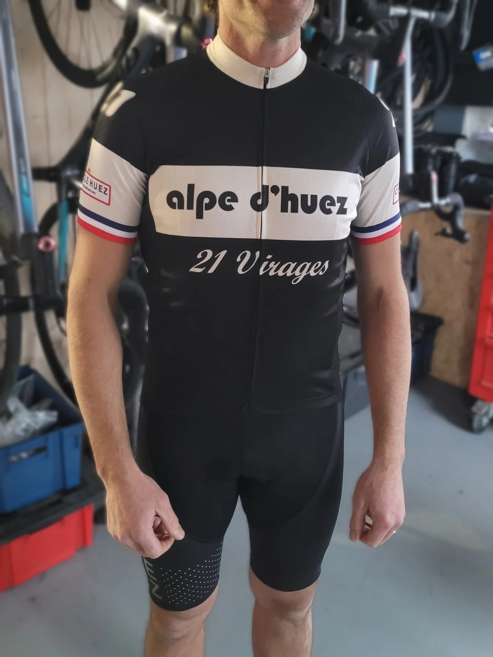 Maillot Cyclisme / VTT Rétro SPORTFUL - Taille XL, Manches Courtes, Vintage