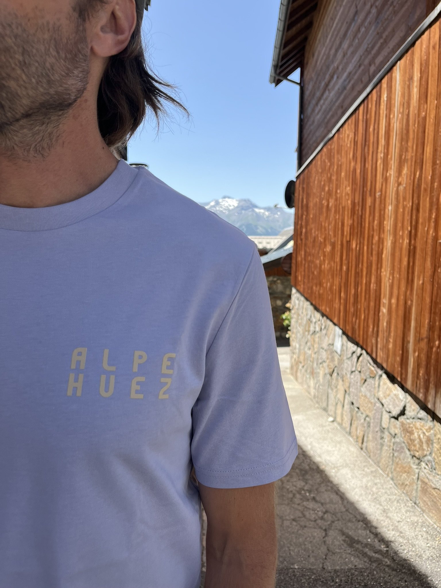 Huez Repeat Tee Lillac Front Logo.JPEG
